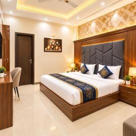 Radha Dham Luxury Boutique Hotel # Best Pilgrim Hotel in vrindavan # Parking # Modern Amenities # 5g Unlimited Internet # Netflix # Amazon Prime # Hygiene Guarantee