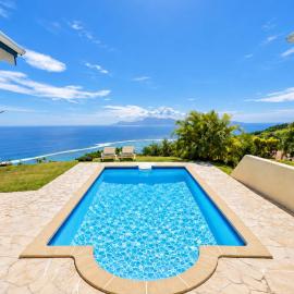 Villa Tiare Punaauia Private Pool Panoramic Moorea View 4 Bedrooms
