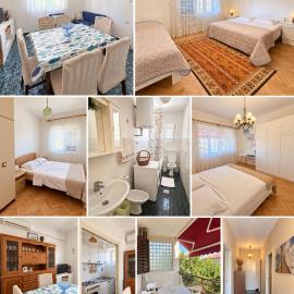 Spacious retro 3-bedroom home 130m2 in Zadar, Puntamika Borik beach area