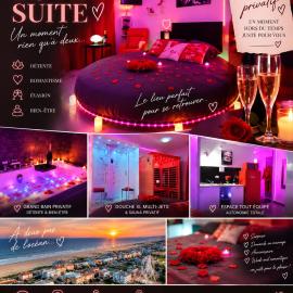 Love Room à deux pas de l'Océan avec Hammam, Sauna et Bain à 2 Surprise garantie, Hotel in Biscarrosse-Plage