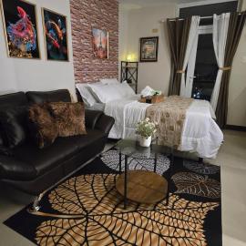 Cozy Dark Luxe Studio Near MCIA Airport Cebu