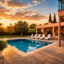 Charming villa with a traditional Moroccan design