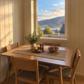 Cozy Tromsø Home with Fjord View & Northern Lights