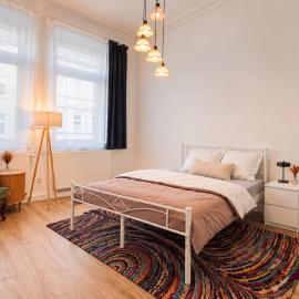 Stilvolles Altbau-Apartment am Wasserturm - 2 Schlafzimmer - Bunter Garten