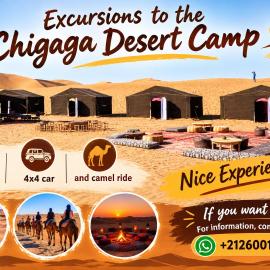 Erg Chegaga Camp Excursions Stéphanie, hotel in Mhamid