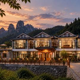 Shiyi Tangwan Yangjiajie Lodge Inside Zhangjiajie National Forest Park Near Yangjiajie Cableway With Shuttle Access At The Door Mountain Views Authentic Country BnB Quiet Rural Escape Away From Crowds, hotell i Zhangjiajie