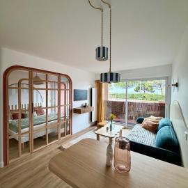 Océan et Golf - Aperçu Océan, balcon, piscine et parking
