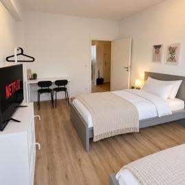 Workerslodge - nähe DUS - Messe Wohnung für 6 Personen in Ratingen