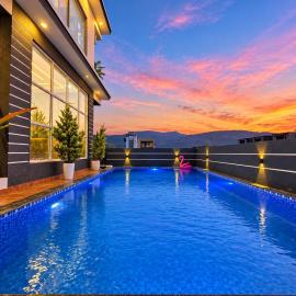 II THE G0DFATHER II 4BHK II FULLY AC II PVT POOL lI MINI PUB ll EMPYREAN STAY II