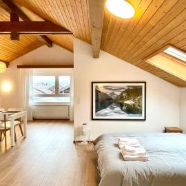 Viesnīca Relaxed Loft Stay Between Lake & Mountains pilsētā Leissigen