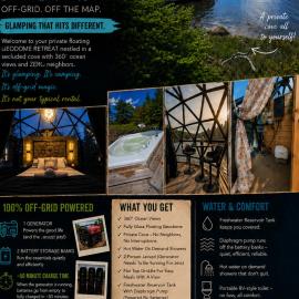 Oceanic geodome, hotel a French Village