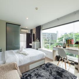 Quiet room BTS Onnut Private Room 24hr