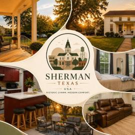 Spacious Sherman Home 5 Bedrooms Sleeps 10