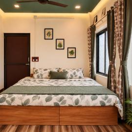 cozy room with balcony