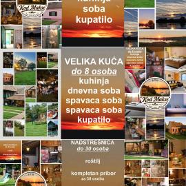 STD Kod Makse, kuca na jezeru Kraljevac, smestaj, proslava, hotell i Deliblato