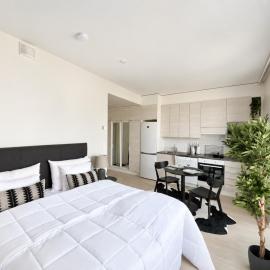 Borg Travel Center - Studio · Balcony · King Bed · Free Parking