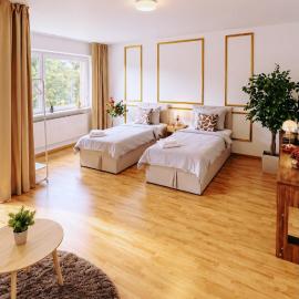 Modernes City-Apartment mit großem Balkon