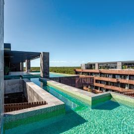 Luxury Condo Steps from Tulum Beach Rooftop Ocean Views Private Jacuzzi Cenotes & Ruins