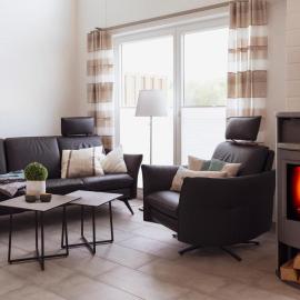 Haus Norwald - tolles Ferienhaus direkt am See für bis zu 4 Personen mit Sauna und Kaminofen - Haustiere herzlich willkommen