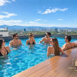 Apto Deluxe, 3 hab, piscina y rooftop en Escalón, hotell i San Salvador