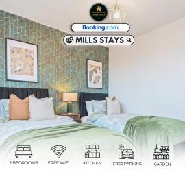 2 Bedroom House By Mills Stays Contractors Accommodation Coventry City With Garden & Free Parking
