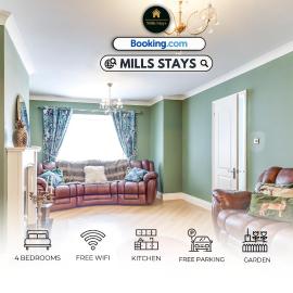 4 Bed House By Mills Stays Contractors Accommodation Wickford With Pool, Gym & Last Min Offer