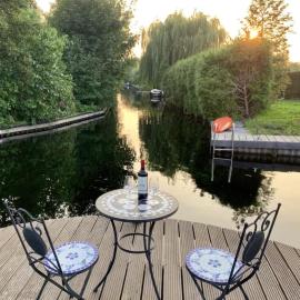 Luxury Waterfront Villa with Pool at Vinkeveense Plassen Near Amsterdam