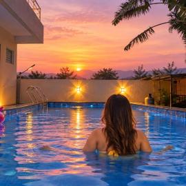 ll 3BHK II SUPREME VILLA II AC II PRIVATE POOL II EMPYREAN STAY