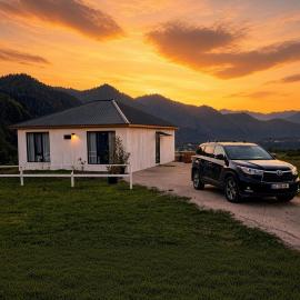 Villa Tba near Borjomi, Tsemi and Sadgeri โรงแรมในTsemi