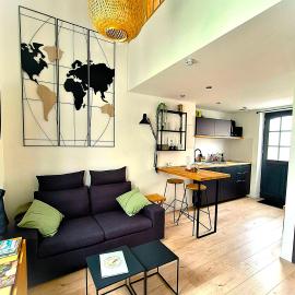 Logement indépendant "Le Figuier" TREVOUX climatisée, hotel en Trévoux