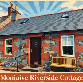 Moniaive Riverside Cottage, hotel a Moniaive