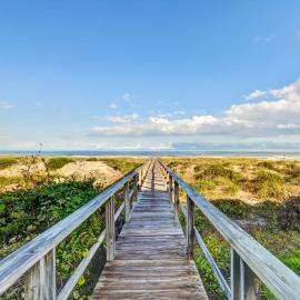 Oceanfront Home w Beach Walkway