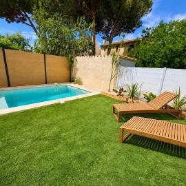 Villa Samarah Canet-Plage piscine 800m plage, Hotel in Canet-en-Roussillon