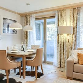 Appartement moderne 3 pièces à Courchevel avec parking et wifi