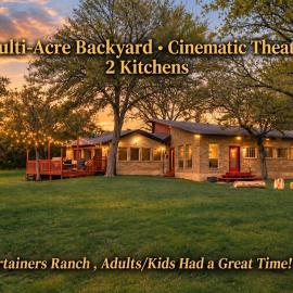 Dunlap Oasis, 5BD Luxury Ranch! Home Theater, 2 Kitchens, Near COTA & Airport, hotel i Austin