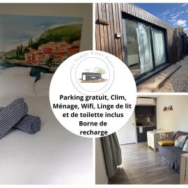 Studio de Jardin aux Portes du Beaujolais climatisé avec Jardin Privatif & Borne de Recharge, hotel u gradu Montmerle Sur Saône