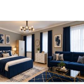 Double bed Quinton ,Studio Fast WiFi,Netflix, No deposit Required, hotel a Birmingham