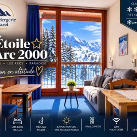 L'Etoile d'Arc 2000 - Ménage et lits faits inclus - ski IN-OUT - Arc 2000 - La Conciergerie du Varet