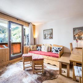 Appartement cosy 2 pièces à La Daille, 4 pers, accès pistes