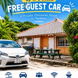 Beach 5 min Up to 8 Guests Free Guest Car