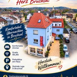 Bruchsal Herz, hotel u gradu Bruhzal