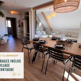 La Barrique Grand duplex PMR Sauna Vue Vosges & vignobles 8 pers Bergheim