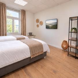6-Personen Apartment ideal für Monteure, Berufstätige, langfristige Aufenthalte - Einzelbetten, Self Check-in, Küche, Waschmaschine