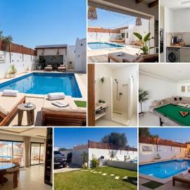 Villa Benbienn piscine iptv Billard américain wifi illimité très bon emplacement
