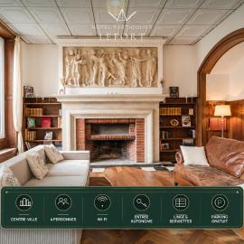 Hôtel Lefort - La Suite Impériale - Jaccuzi Sauna privatif - jardin, hotel u gradu 'Guingamp'