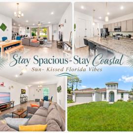 Luxury King Suite, 3BR 2BA, Beach Vibe, Top-Tier Amenities, Prime location