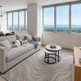 Executive apartment with forest views near Polanco