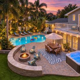 5Mins 2 Beach~HeatedPool~Trampoline~HotTub~Theater