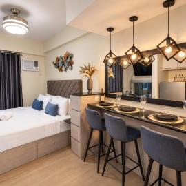 Megaworld Furnished Studio Near Mall/Marriott/ICC