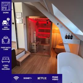 Gîte Saphir - SAUNA - Pairi Daiza 8 min - Triplex, hotel a Brugelette